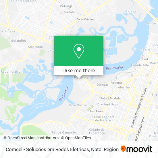 Comcel - Soluções em Redes Elétricas map