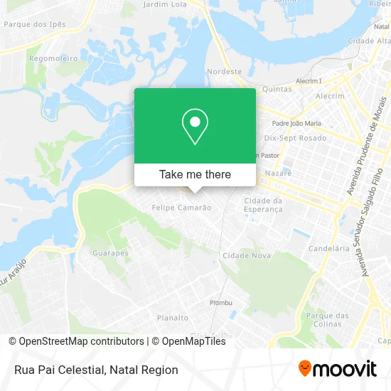 Rua Pai Celestial map