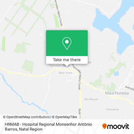 HRMAB - Hospital Regional Monsenhor Antônio Barros map