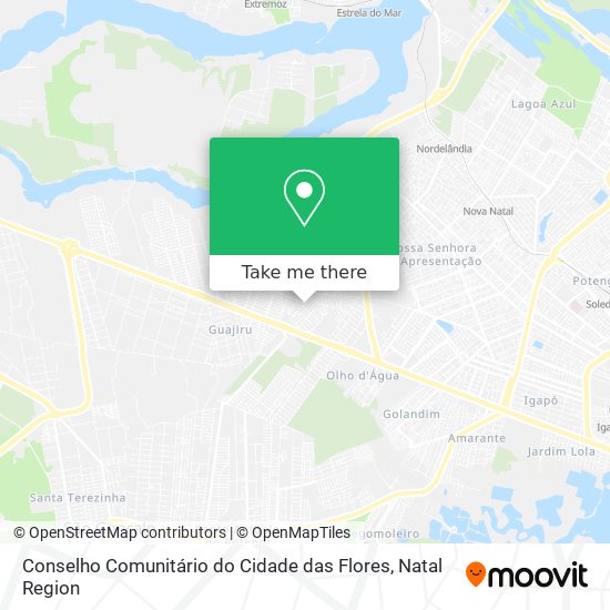 Conselho Comunitário do Cidade das Flores map