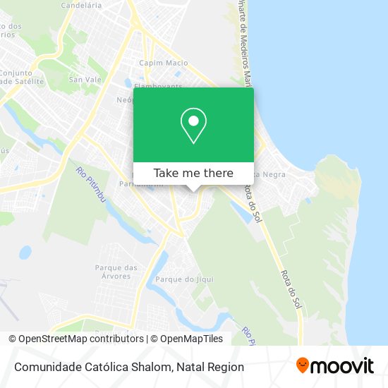 Comunidade Católica Shalom map