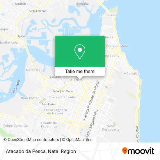 Atacado da Pesca map
