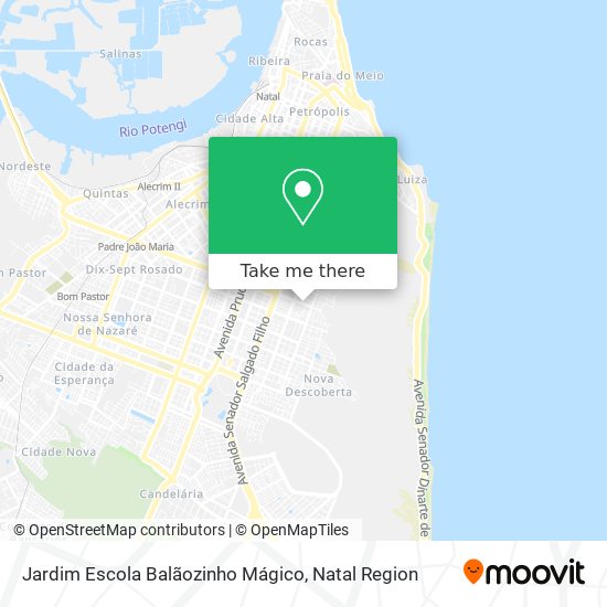 Mapa Jardim Escola Balãozinho Mágico