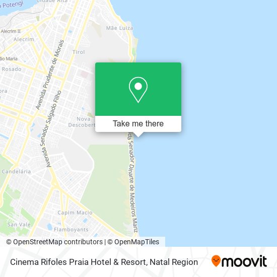 Cinema Rifoles Praia Hotel & Resort map