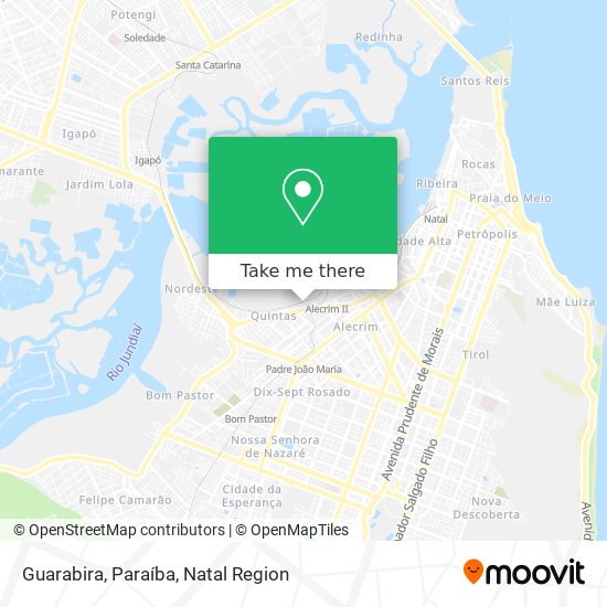 Mapa Guarabira, Paraíba