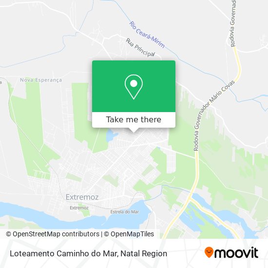 Loteamento Caminho do Mar map
