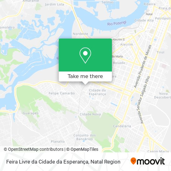 Feira Livre da Cidade da Esperança map
