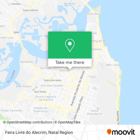 Feira Livre do Alecrim map