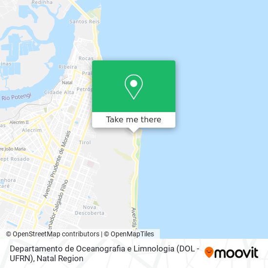 Departamento de Oceanografia e Limnologia (DOL - UFRN) map