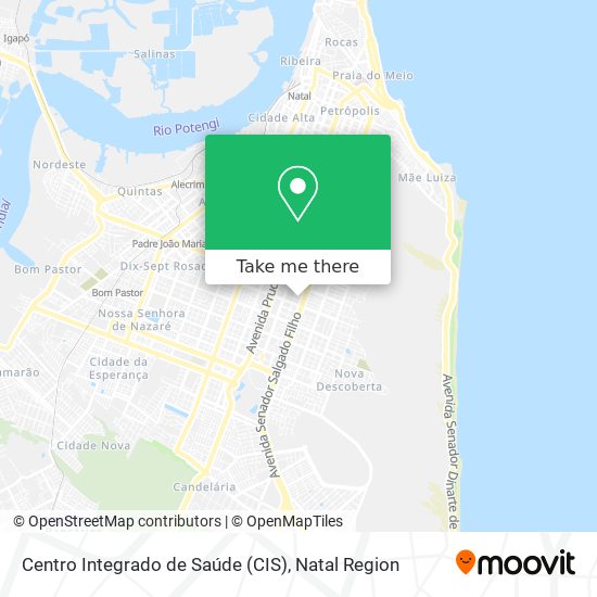 Centro Integrado de Saúde (CIS) map