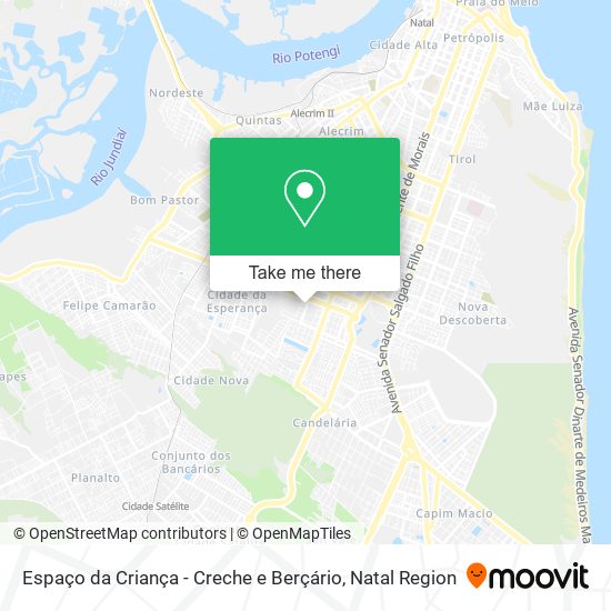 Espaço da Criança - Creche e Berçário map