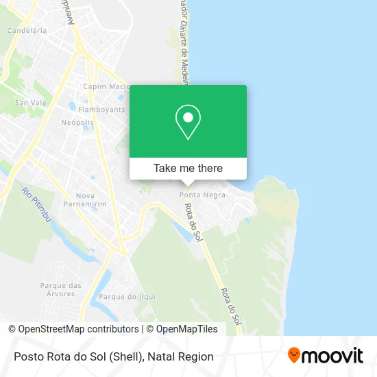 Posto Rota do Sol (Shell) map