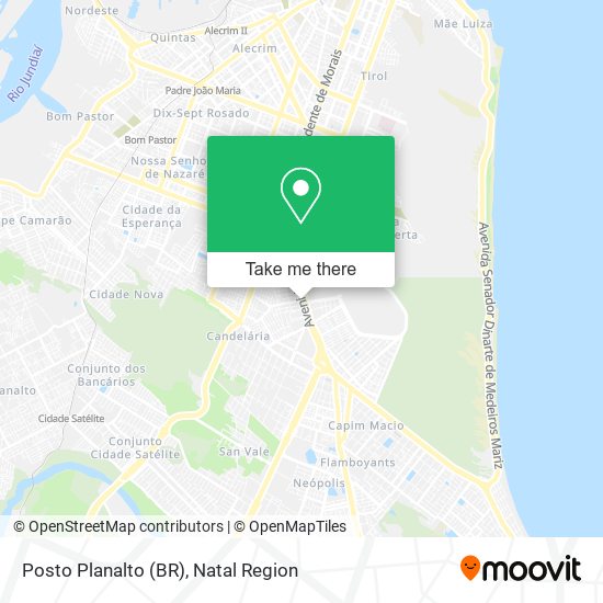 Posto Planalto (BR) map