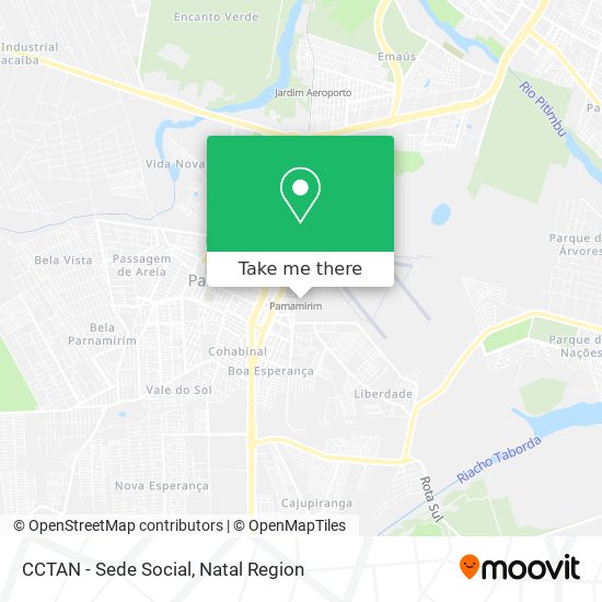 CCTAN - Sede Social map