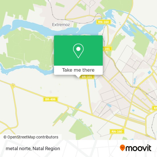 Mapa metal norte
