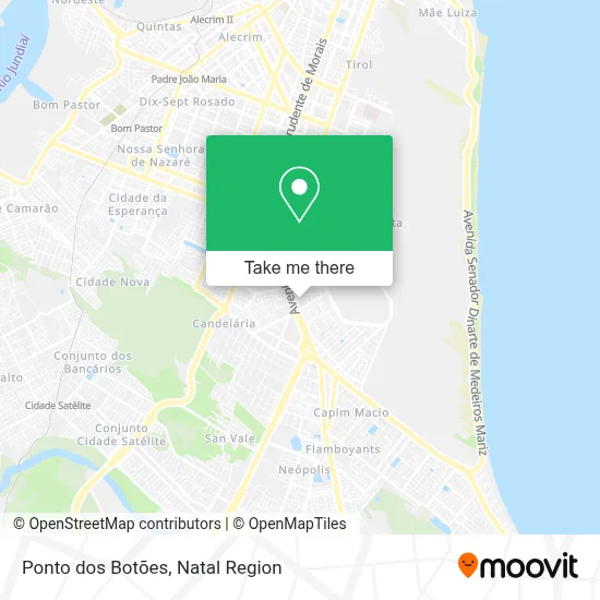 Ponto dos Botões map