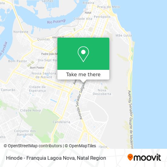 Hinode - Franquia Lagoa Nova map