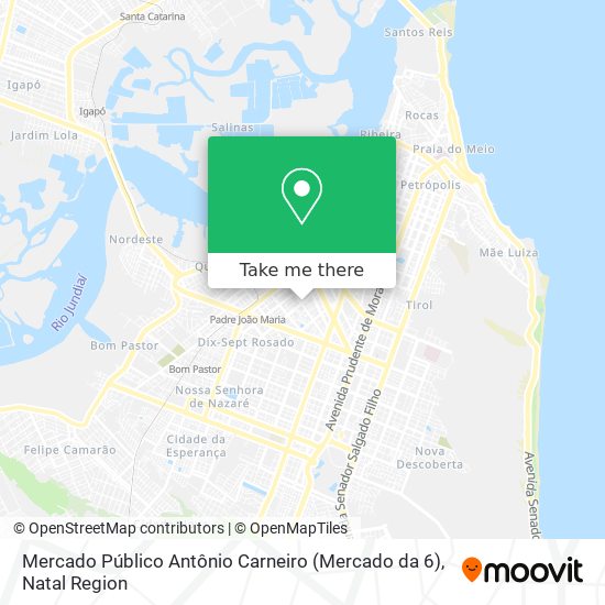 Mapa Mercado Público Antônio Carneiro (Mercado da 6)