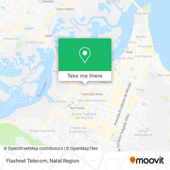 Mapa Flashnet Telecom