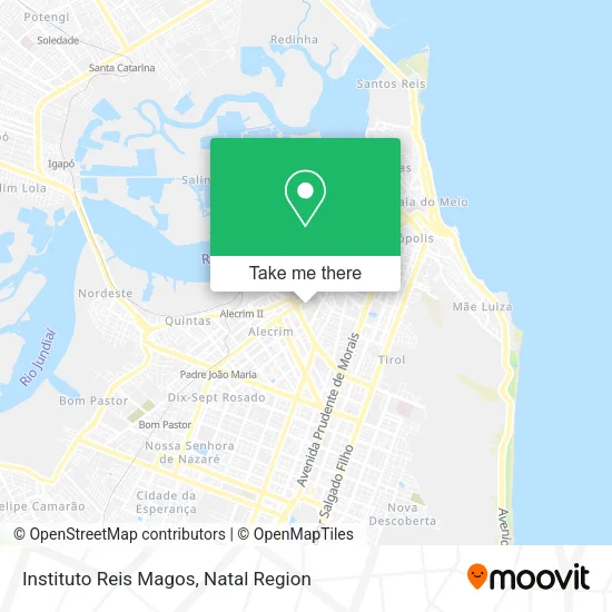 Instituto Reis Magos map