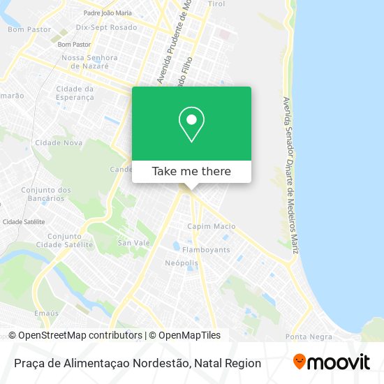 Praça de Alimentaçao Nordestão map