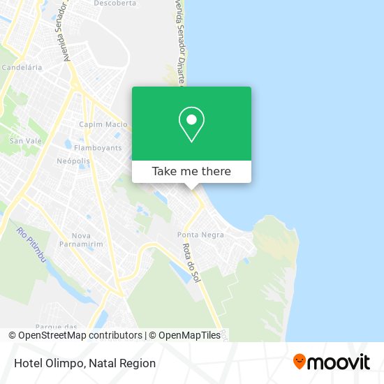 Hotel Olimpo map