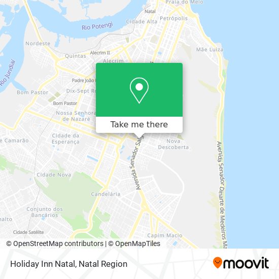 Mapa Holiday Inn Natal