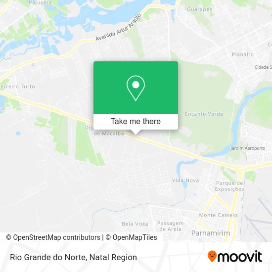 Rio Grande do Norte map