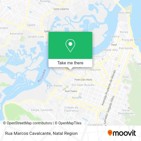 Rua Marcos Cavalcante map