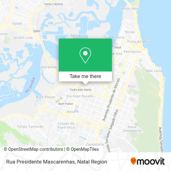Rua Presidente Mascarenhas map