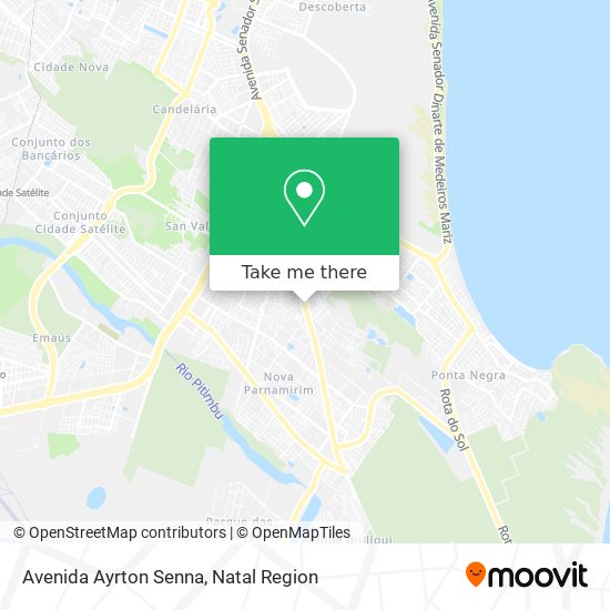 Avenida Ayrton Senna map