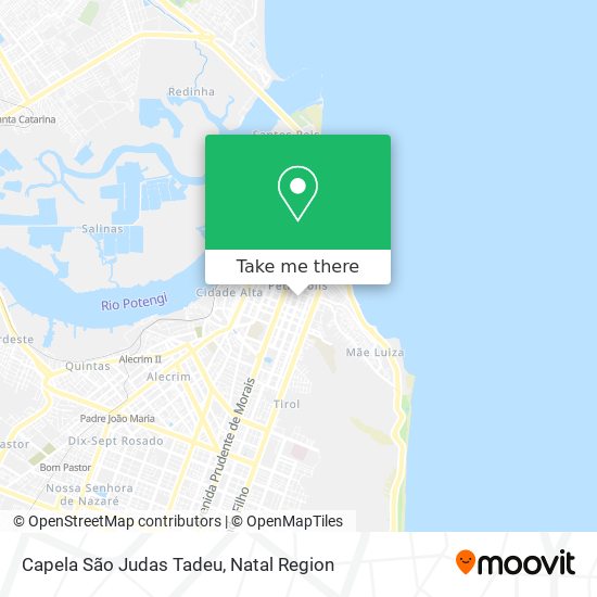 Mapa Capela São Judas Tadeu