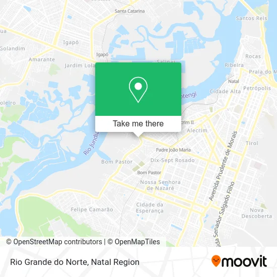 Rio Grande do Norte map