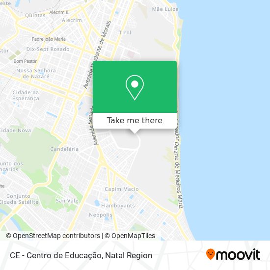 CE - Centro de Educação map