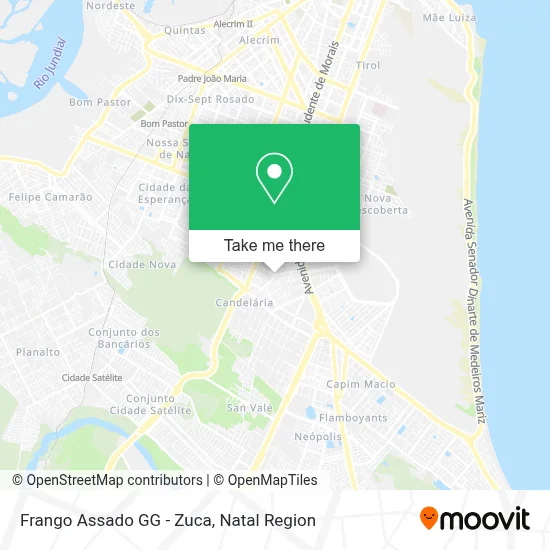 Frango Assado GG - Zuca map