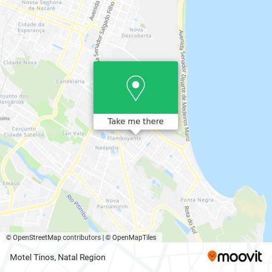 Motel Tinos map
