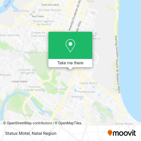 Status Motel map
