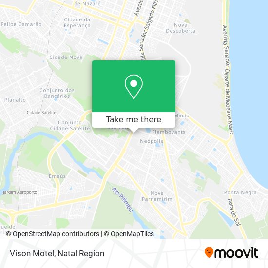 Vison Motel map