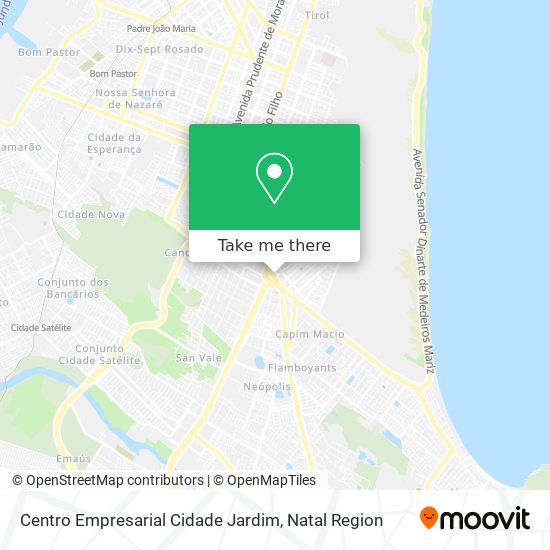 Mapa Centro Empresarial Cidade Jardim