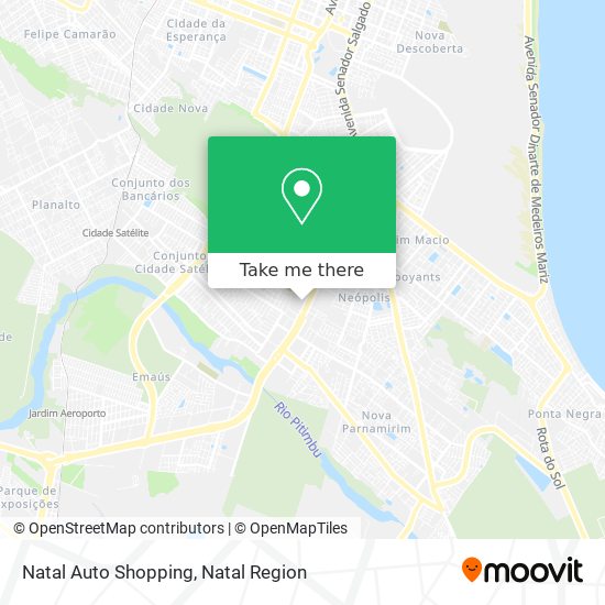 Mapa Natal Auto Shopping