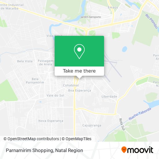 Parnamirim Shopping map