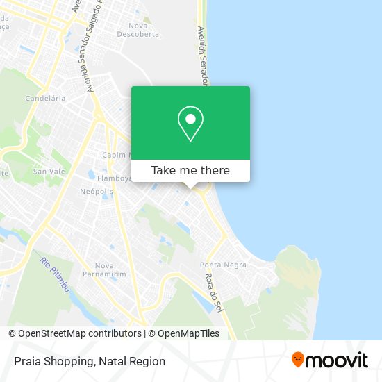 Praia Shopping map