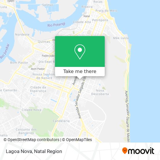 Lagoa Nova map