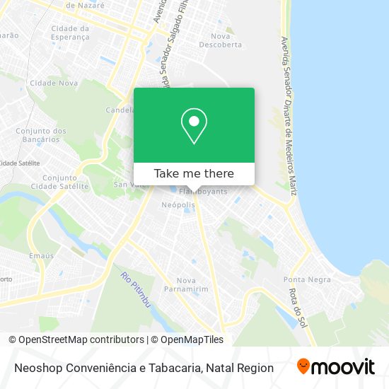 Neoshop Conveniência e Tabacaria map