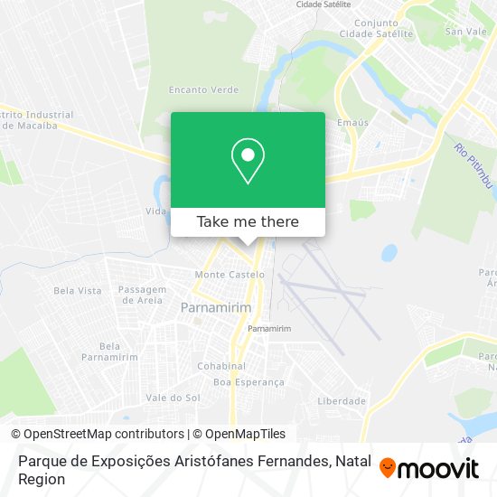 Parque de Exposições Aristófanes Fernandes map