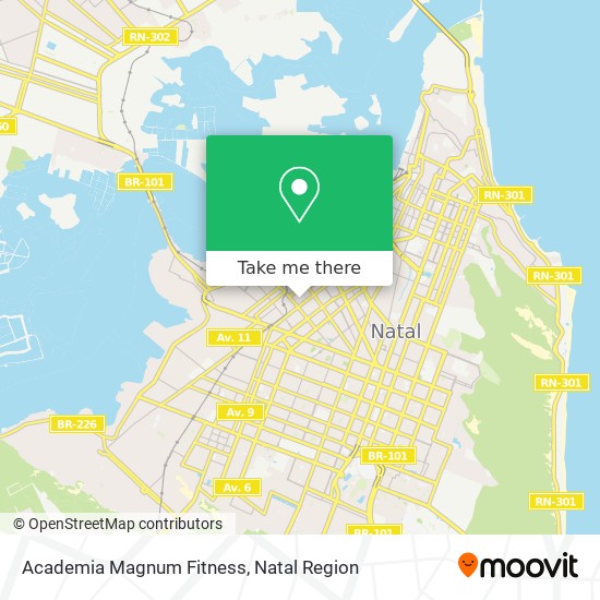 Academia Magnum Fitness map