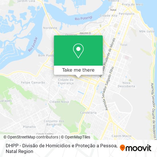 DHPP - Divisão de Homicídios e Proteção a Pessoa map