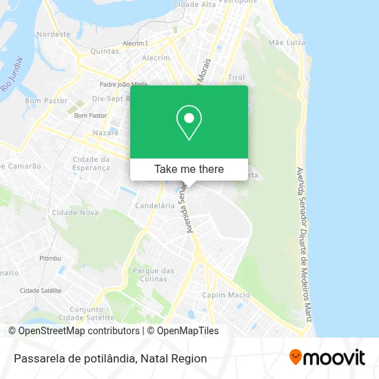 Passarela de potilândia map