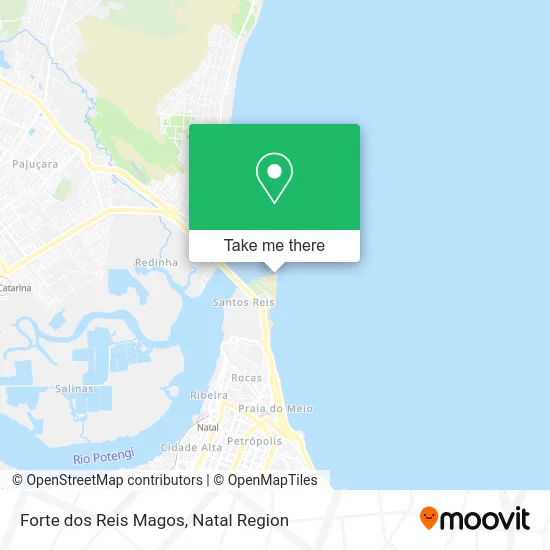Forte dos Reis Magos map