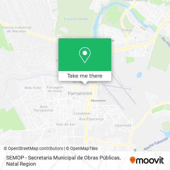 SEMOP - Secretaria Municipal de Obras Públicas map